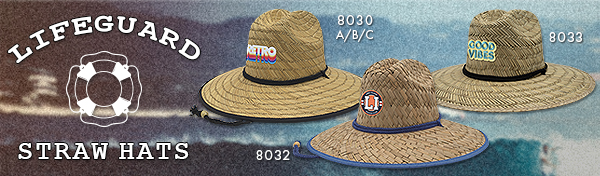 Straw Lifeguard Hats