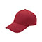 poly-cotton-twill-cap-6805-RED