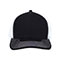 deluxe-trucker-cap-6848A-BLK-WT-front