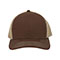 deluxe-trucker-cap-6848A-BROWN-KK-front