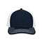 deluxe-trucker-cap-6848A-NVY-WT-front