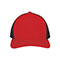 deluxe-trucker-cap-6848A-RED-BLK-front