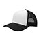deluxe-trucker-cap-6848A-WT-BLK-BLK
