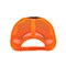 fashion-quilted-trucker-cap-with-neon-mesh-6878B-BLK-N.ORNG-back