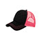 fashion-quilted-trucker-cap-with-neon-mesh-6878B-BLK-N.PINK