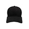 poly-cotton-twill-trucker-cap-6901M-BLK-WT-front