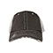 washed-herringbone-cotton-twill-trucker-cap-6990-BLACK-front