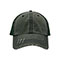 washed-herringbone-cotton-twill-trucker-cap-6990-D.GRN-front