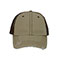washed-herringbone-cotton-twill-trucker-cap-6990-KK-BROWN-front