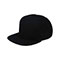 wool-flat-bill-snapback-cap-6996E-BLACK