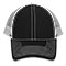 heavy-cotton-twill-trucker-cap-7641-BLK-GRY-front