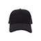 straw-trucker-cap-8411B-BLK-BLK-front