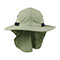 juniper-4-panel-flap-cap-with-wide-brim-J7002A-OLIVE-front