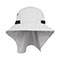 juniper-ladies-nylon-wide-brim-flap-cap-J7213B-GREY-front