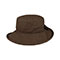 juniper-waxed-cotton-canvas-ladies-wide-brim-bucket-hat-J9704-BROWN