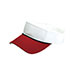 pro-style-cotton-twill-visor-4050-RED-WT