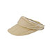 convertible-clip-on-visor-4126B-KHAKI