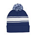 striped-pom-cuff-beanie-5076-BLUE-WT