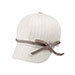 ladies-white-stripe-6-panel-cotton-twill-cap-6592-STONE