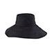 ladies-linen-wide-brim-hat-6594A-BLACK