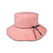 ladies-linen-wide-brim-hat-6607-PINK-CHARC-quarter