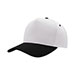 poly-cotton-twill-cap-6802-WT-BLK