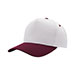poly-cotton-twill-cap-6802-WT-MRN