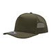 cotton-twill-trucker-cap-6807B-OLIVE-quarter