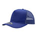 cotton-twill-trucker-cap-6807B-ROYAL-quarter