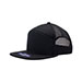 cotton-twill-7-panel-trucker-cap-6824-BLK-BLK