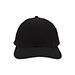 recycled-canvas-trucker-cap-6848C-BLK-BLK-front