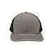 recycled-canvas-trucker-cap-6848C-GREY-BLK-front