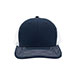 recycled-canvas-trucker-cap-6848C-NVY-WT-front