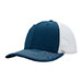 recycled-canvas-trucker-cap-6848C-SMK.BLUE-WT