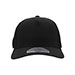 performance-trucker-cap-with-flexible-brim-6855-BLK-BLK-front