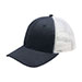poly-cotton-twill-trucker-cap-6901M-NVY-WT