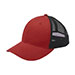 poly-cotton-twill-trucker-cap-6901M-RED-BLK