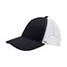 youth-poly-cotton-twill-trucker-cap-6901MY-BLK-WT