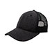 heather-suiting-trucker-cap-6904M-BLK-BLK