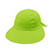 ladies-large-peak-hat-w-bow-tie-6907B-LIME