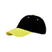 6-panel-light-weight-brushed-cotton-twill-cap-6909C-BLK-N.YLW