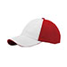 6-panel-light-weight-brushed-cotton-twill-cap-6909D-WT-RED