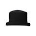 ladies-washed-twill-fashion-bucket-hat-6910-BLACK