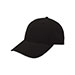 recycled-canvas-structured-cap-6957C-BLACK
