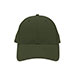 recycled-canvas-structured-cap-6957C-OLIVE-front