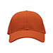 deluxe-cotton-twill-cap-6957E-ORANGE-front