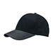 deluxe-brushed-cotton-twill-snapback-cap-6958-BLK-CHARC
