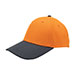 deluxe-brushed-cotton-twill-snapback-cap-6958-ORNG-CHARC