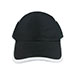 microfiber-casual-cap-6975-BLK-WT-front