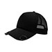 distressed-cotton-twill-mesh-trucker-cap-6984-BLK-BLK